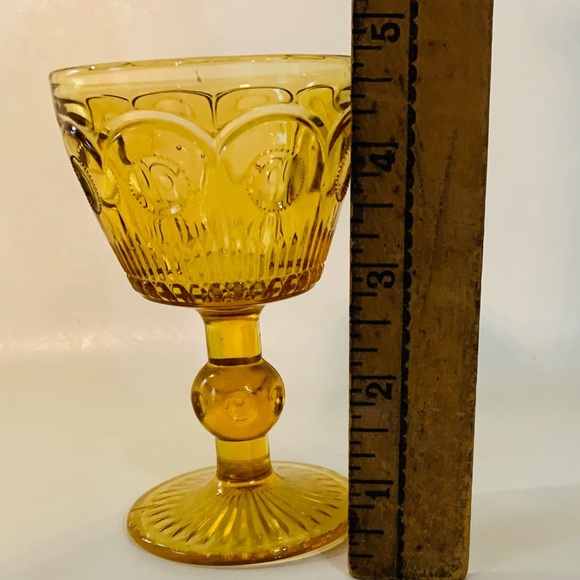 Amber color drinking glasses - Picture 10 of 12